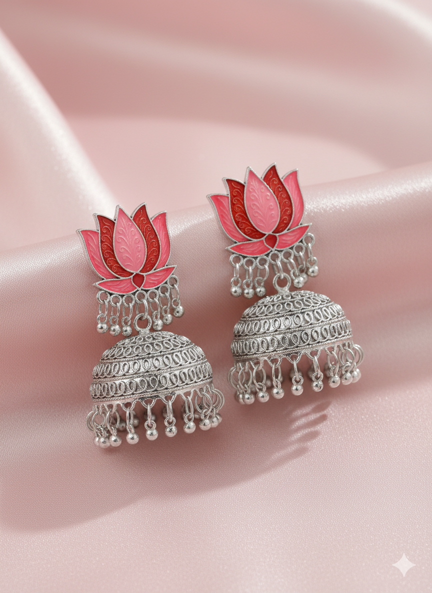 Royal Heritage Kundan Jhumka- OE-3c