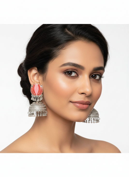 Royal Heritage Kundan Jhumka- OE-3c